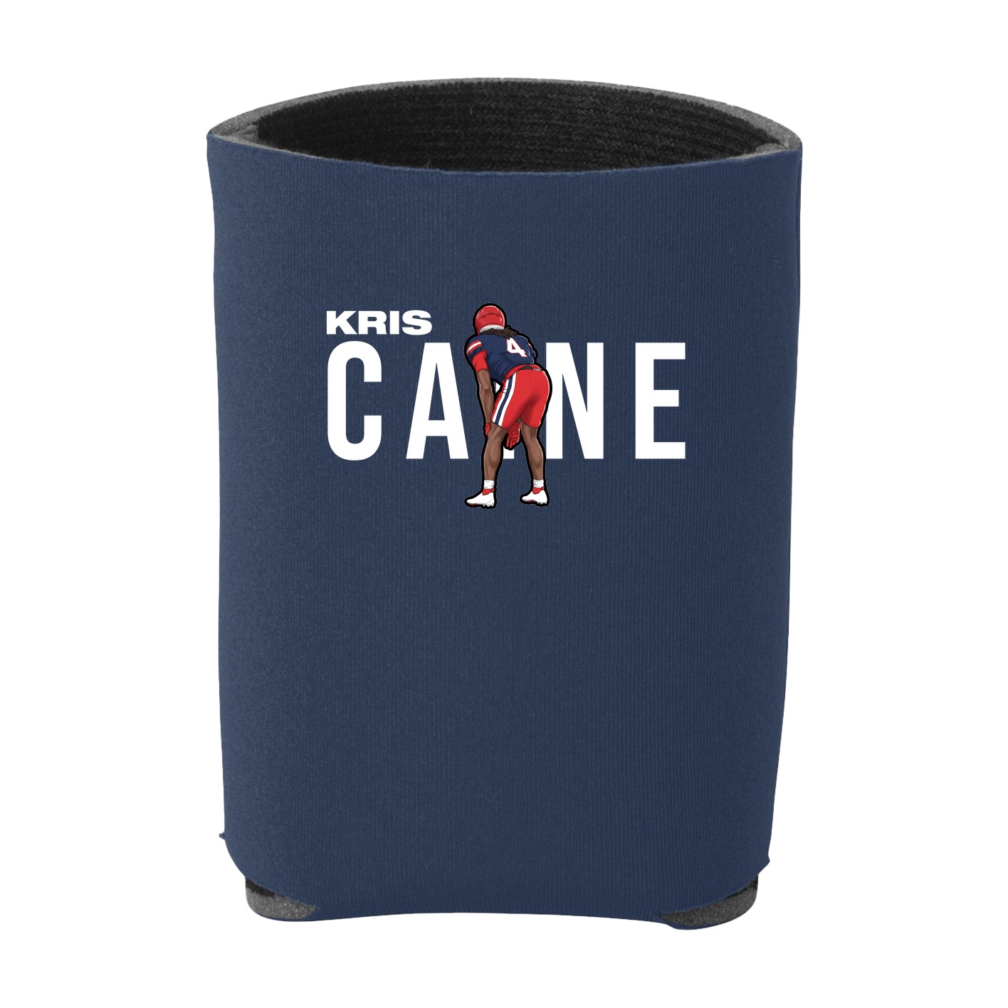 Can Holder — Player Name in Navy