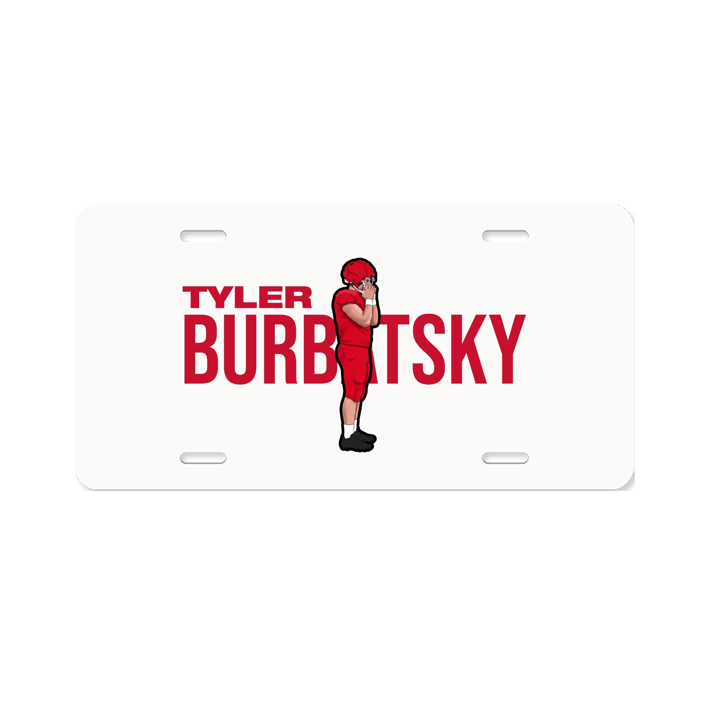 License Plate — Player Name in Classic