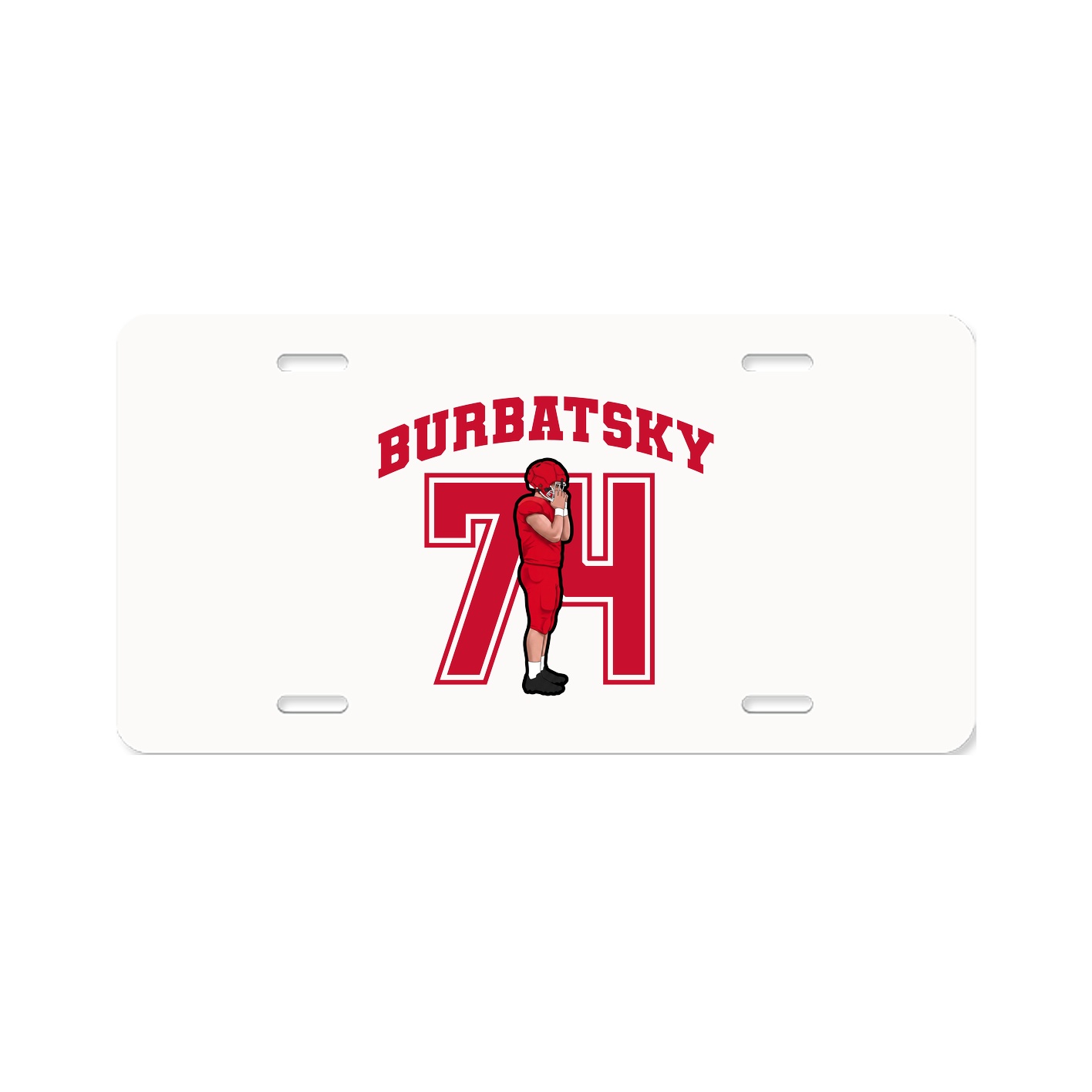 License Plate — Number in Classic