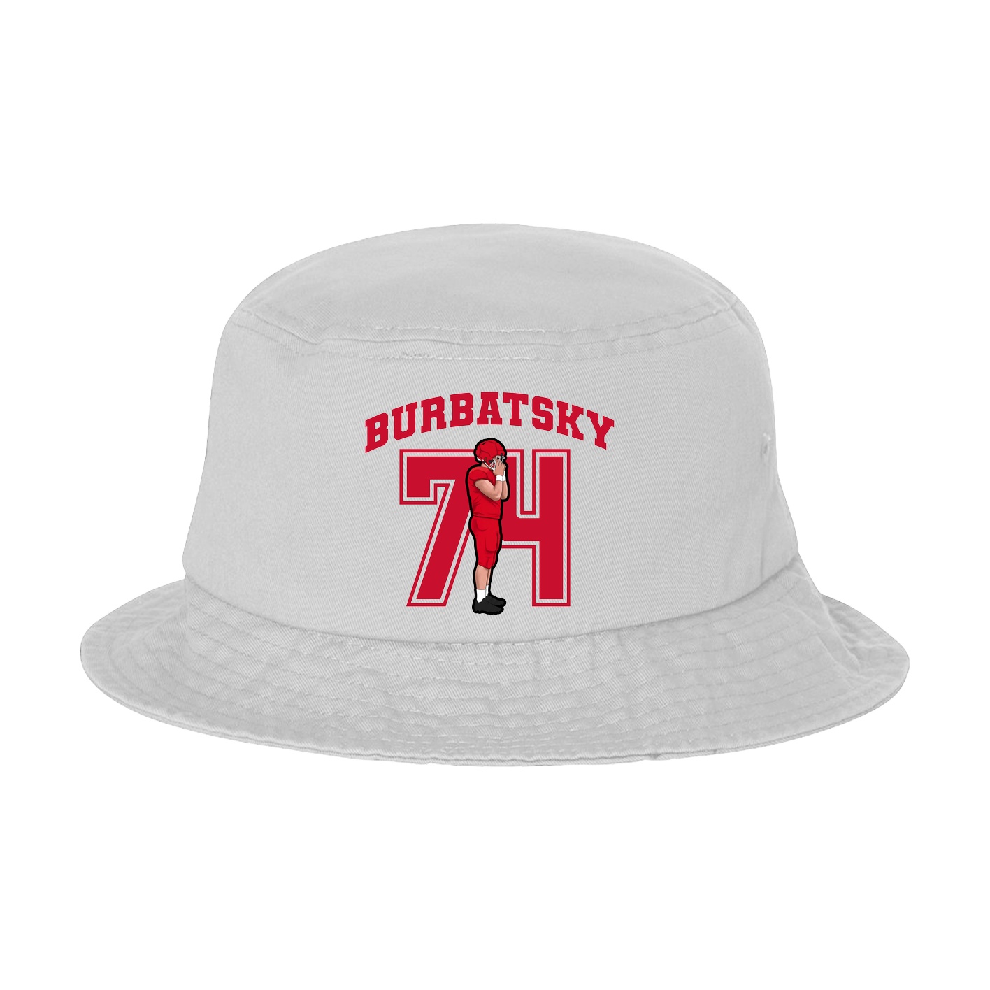 Bucket Cap — Number in White