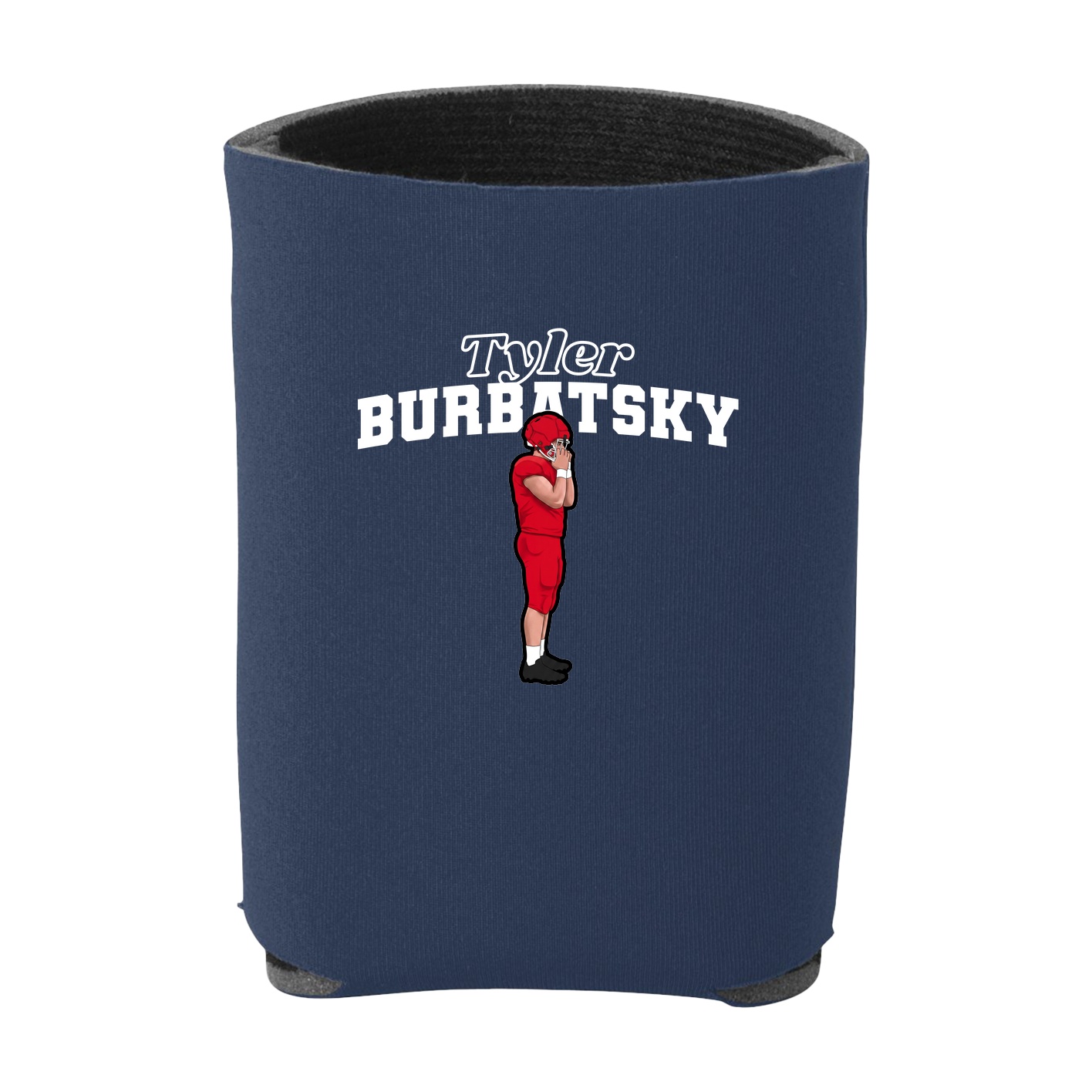 Can Holder — Name Arch in Navy