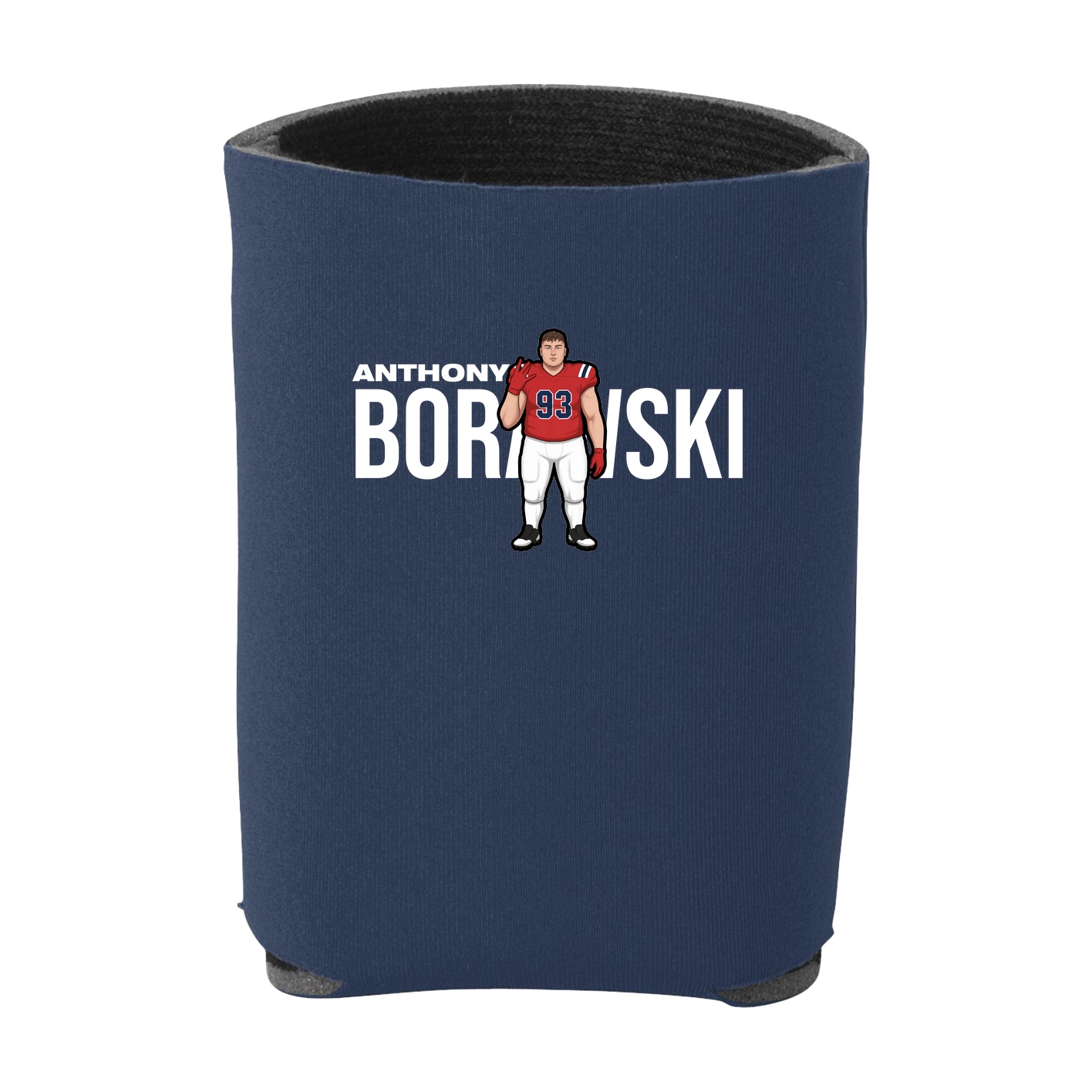 Can Holder — Player Name in Navy