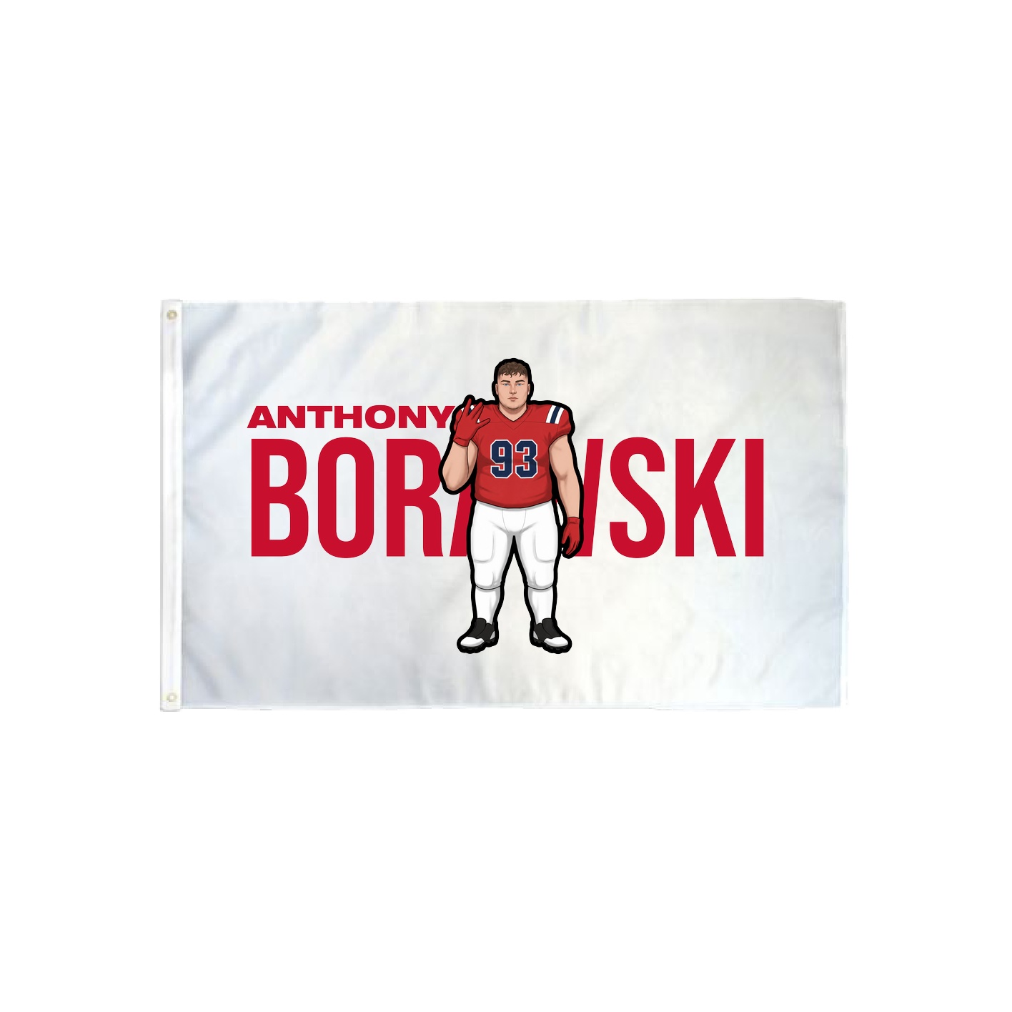 3x5 Flag — Player Name in Classic