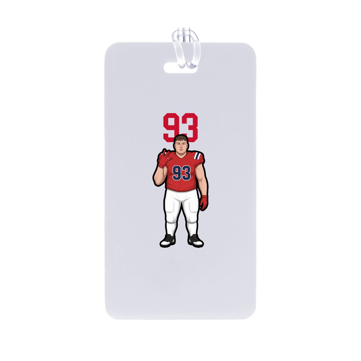 Bag Tag — Number Top in Classic