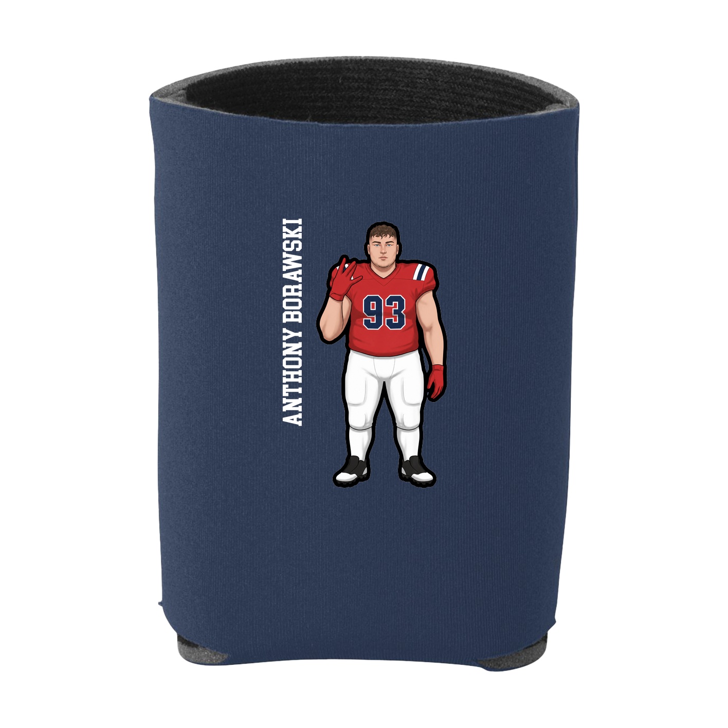 Can Holder — Name Vertical in Navy
