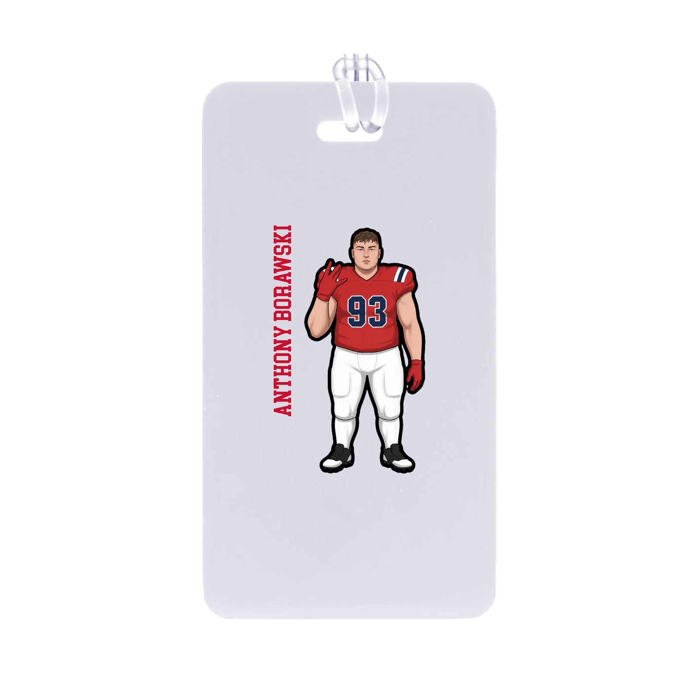 Bag Tag — Name Vertical in Classic