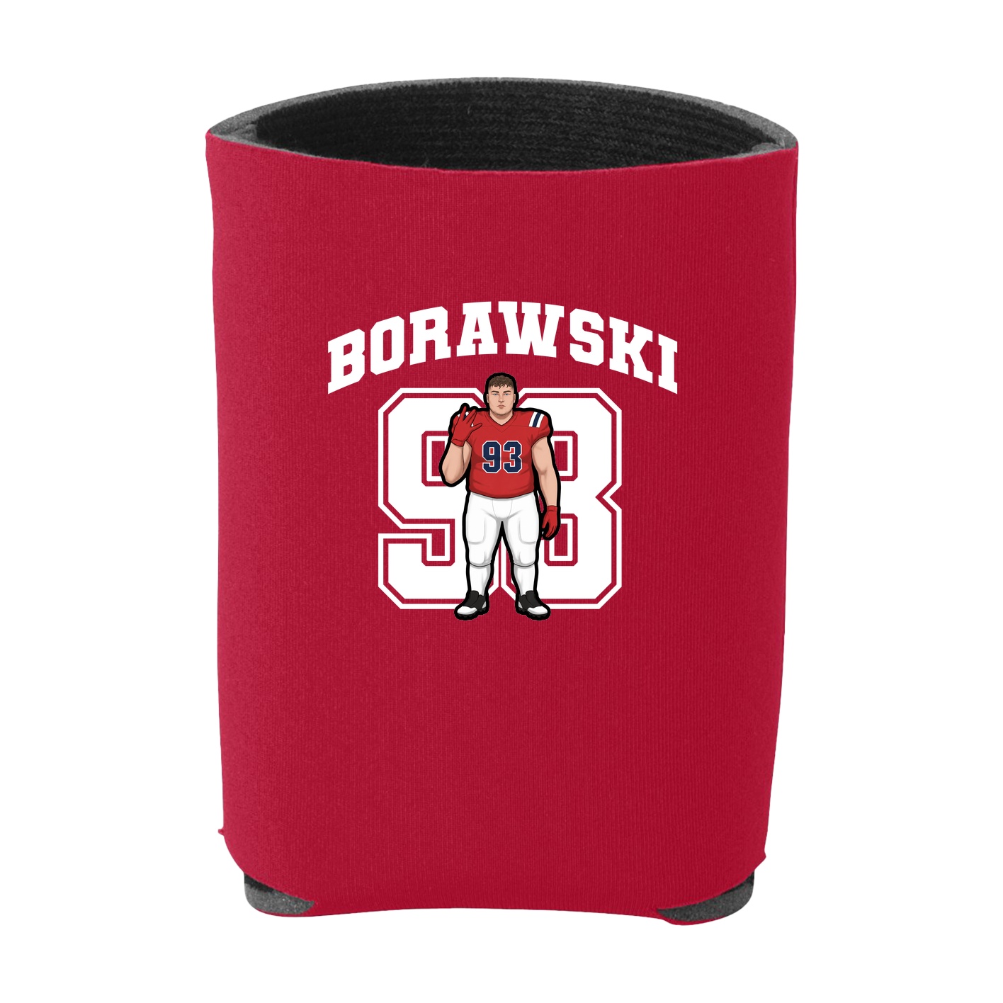 Can Holder — Number in Red