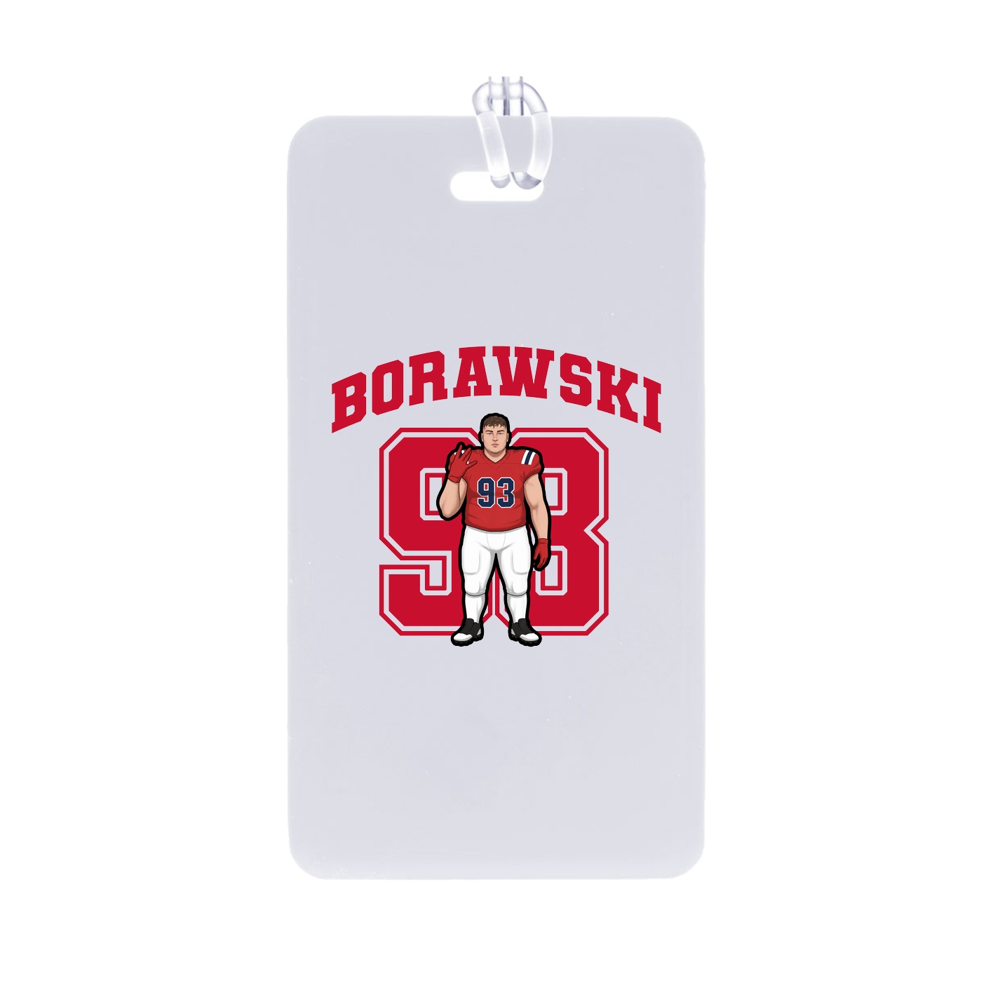 Bag Tag — Number in Classic