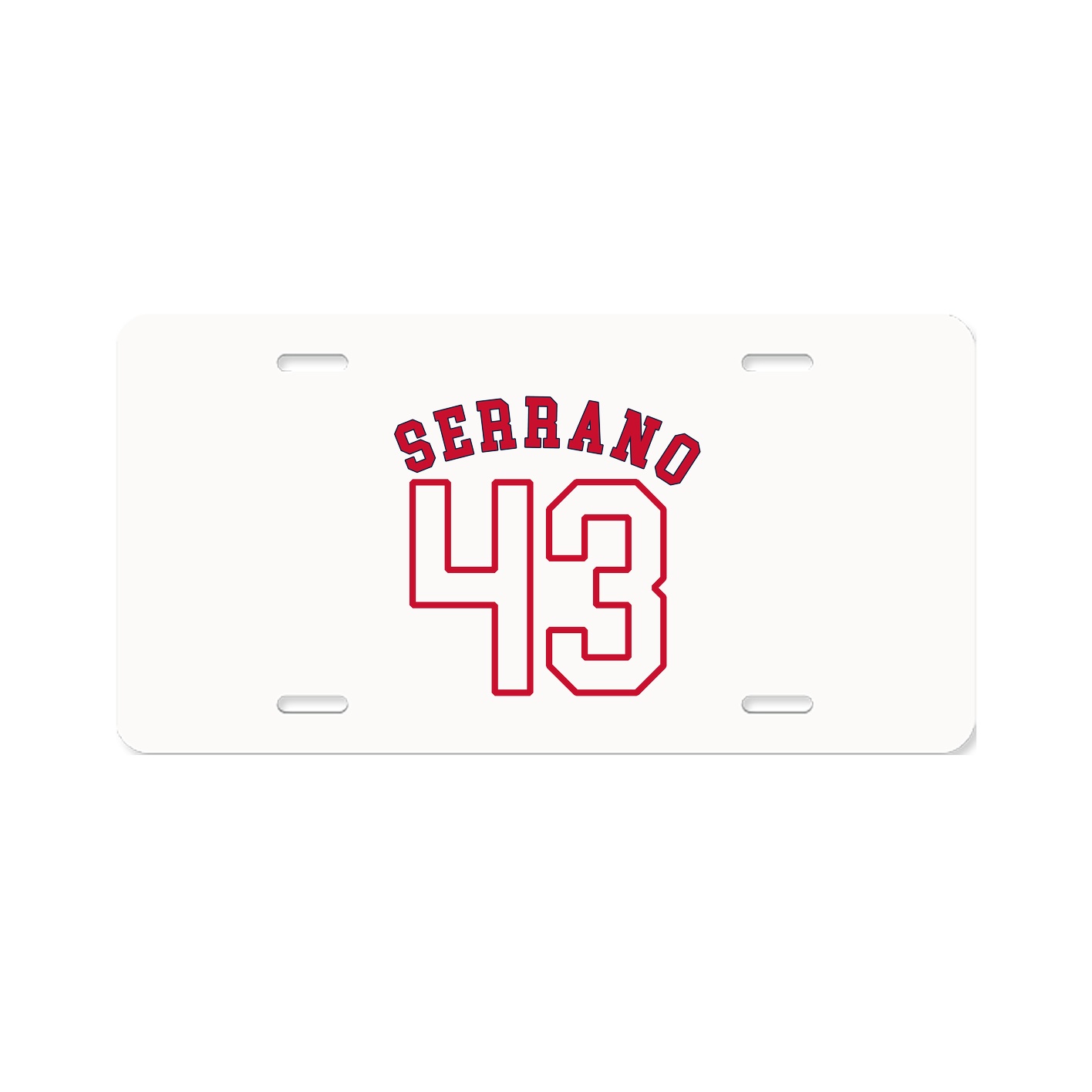 License Plate — Shirsey Arch in Classic