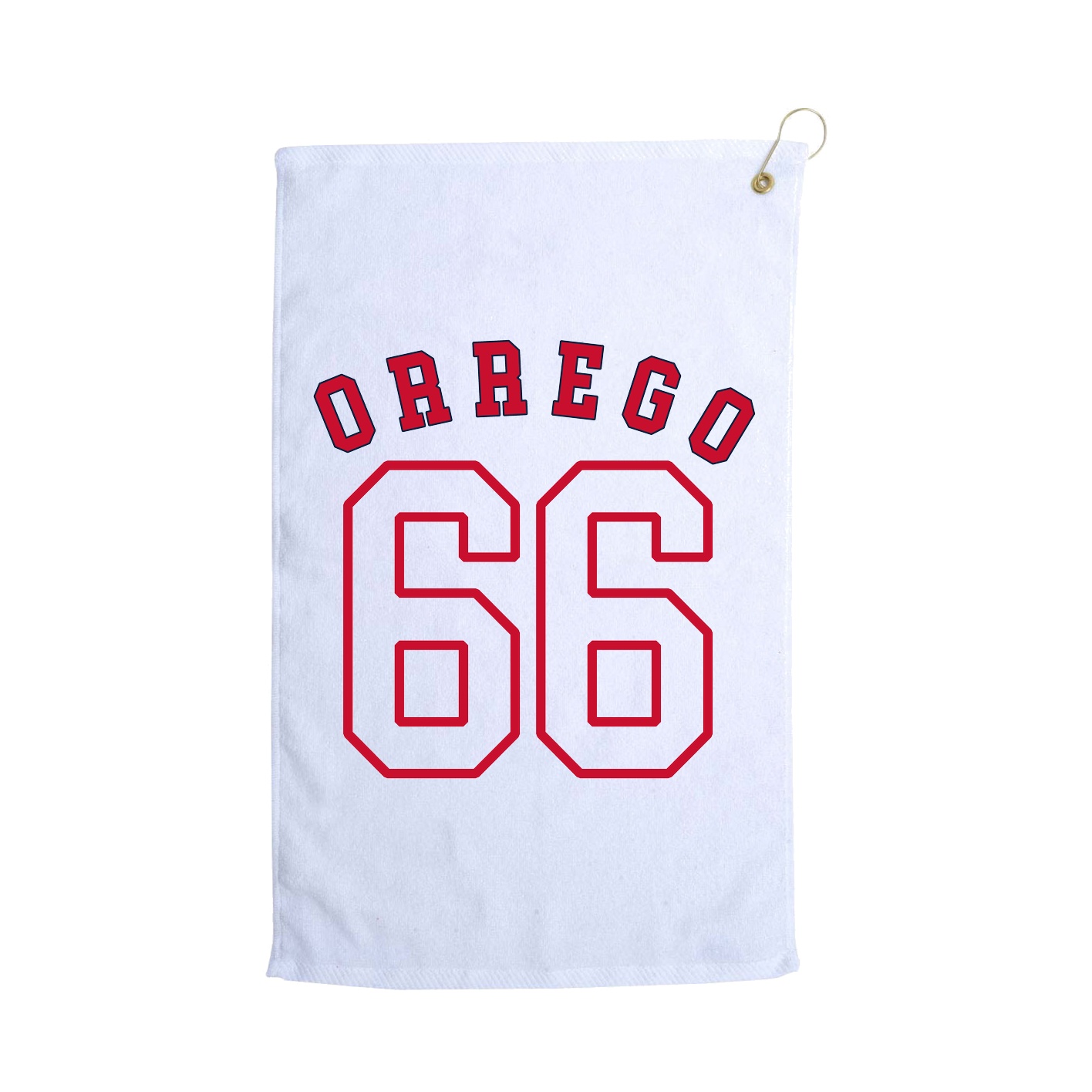 Golf Towel — Shirsey Arch in White