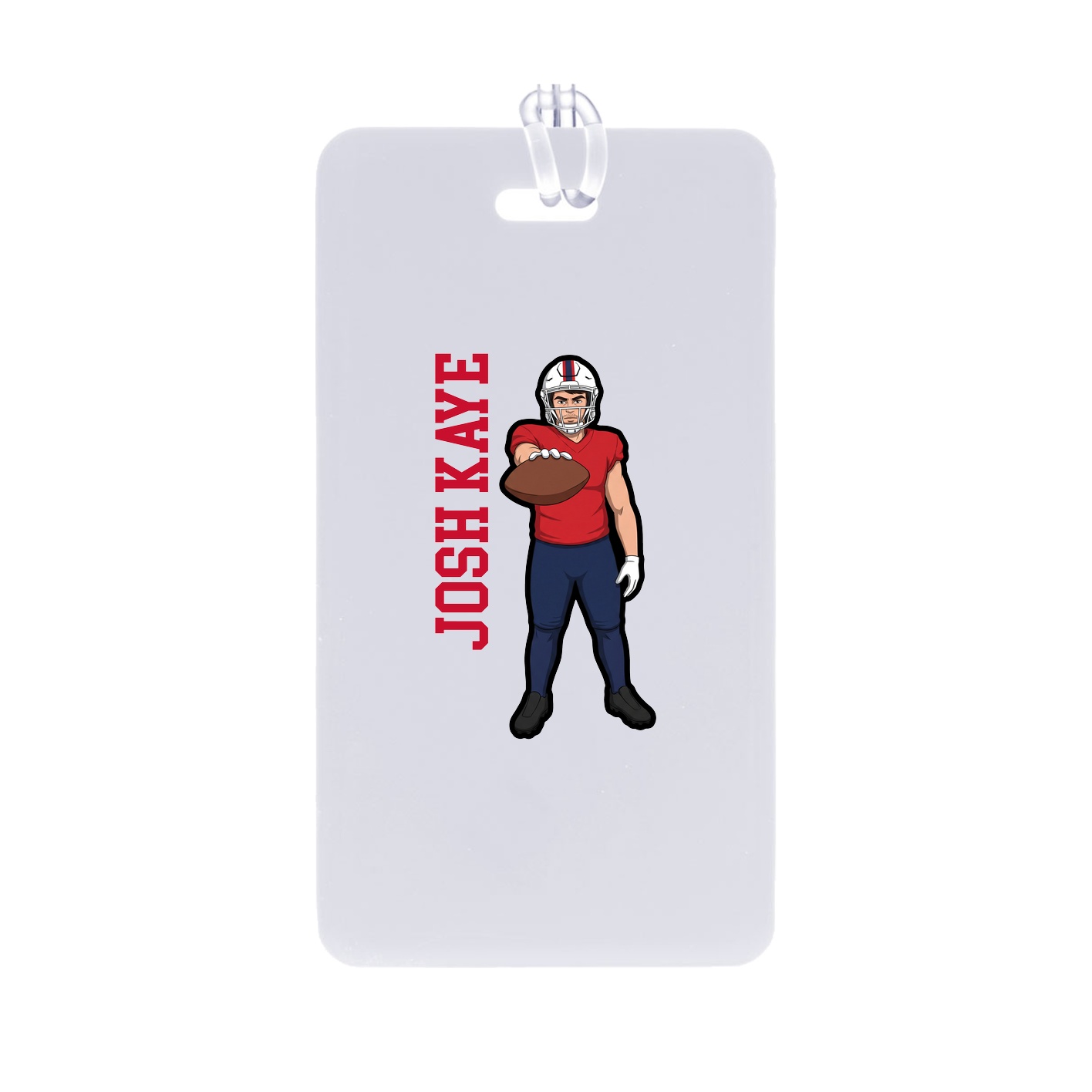 Bag Tag — Name Vertical in Classic