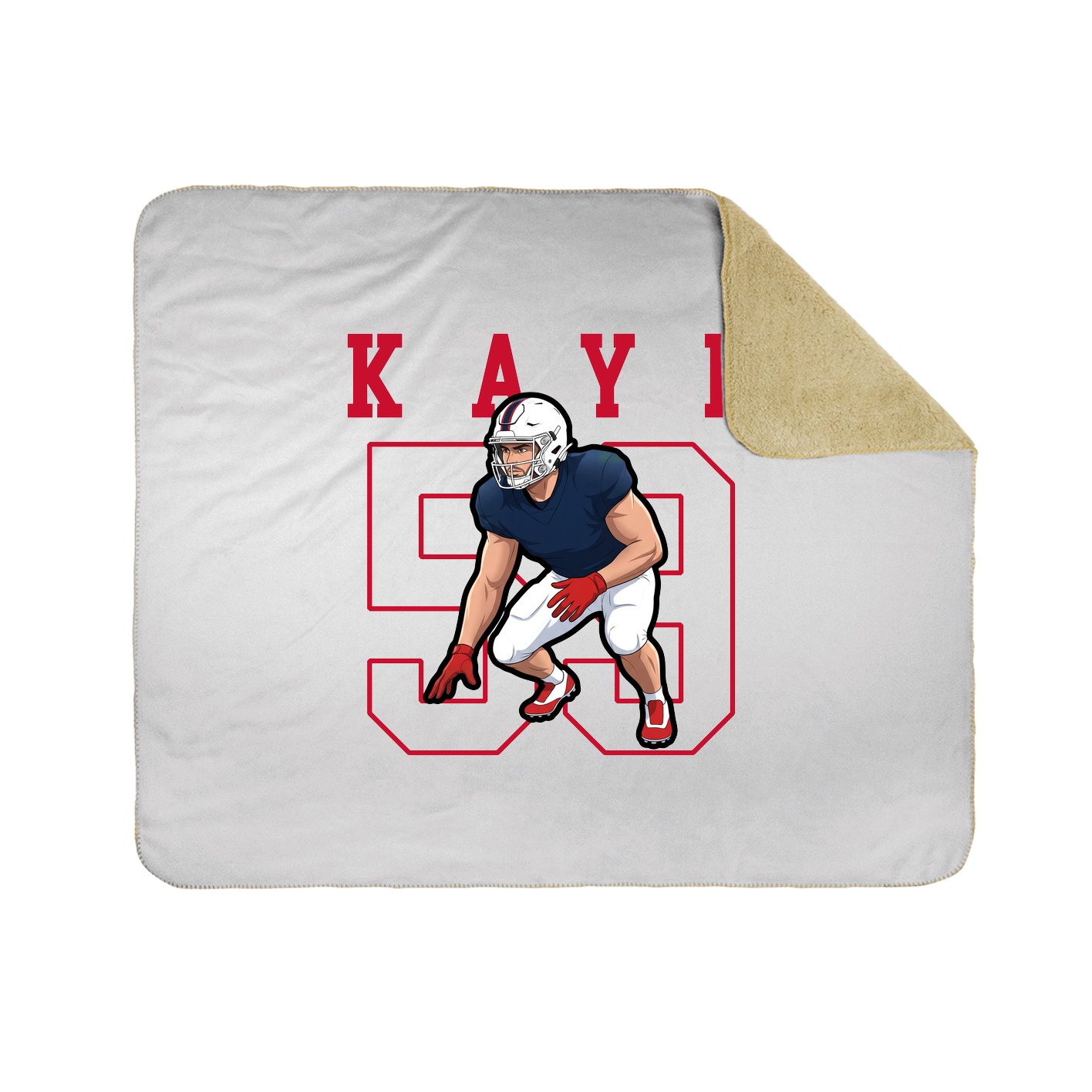 Throw Blanket — Shirsey in White