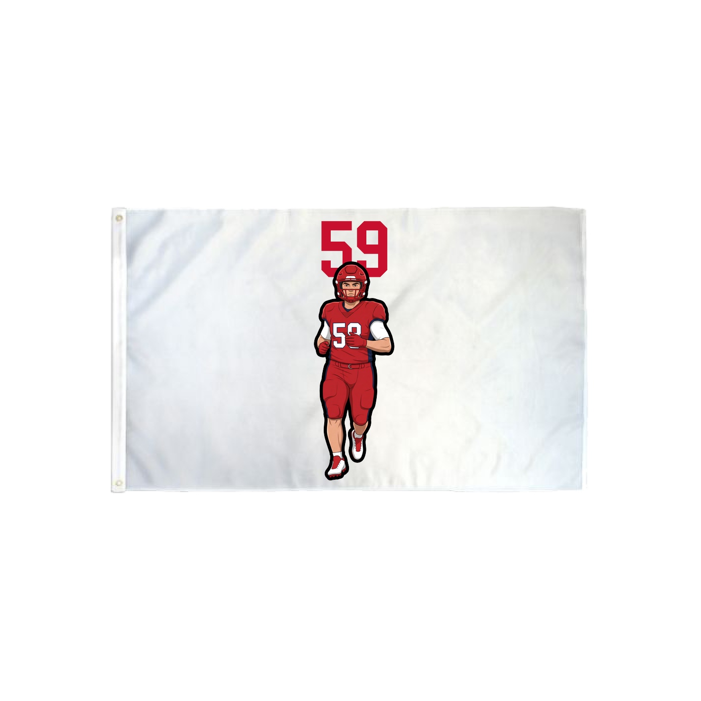 3x5 Flag — Number Top in Classic