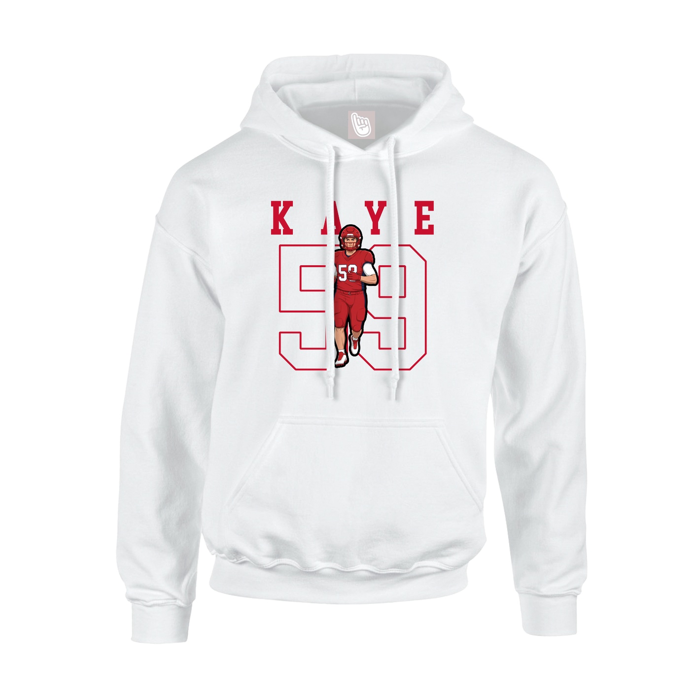 Hoodie — Shirsey in White