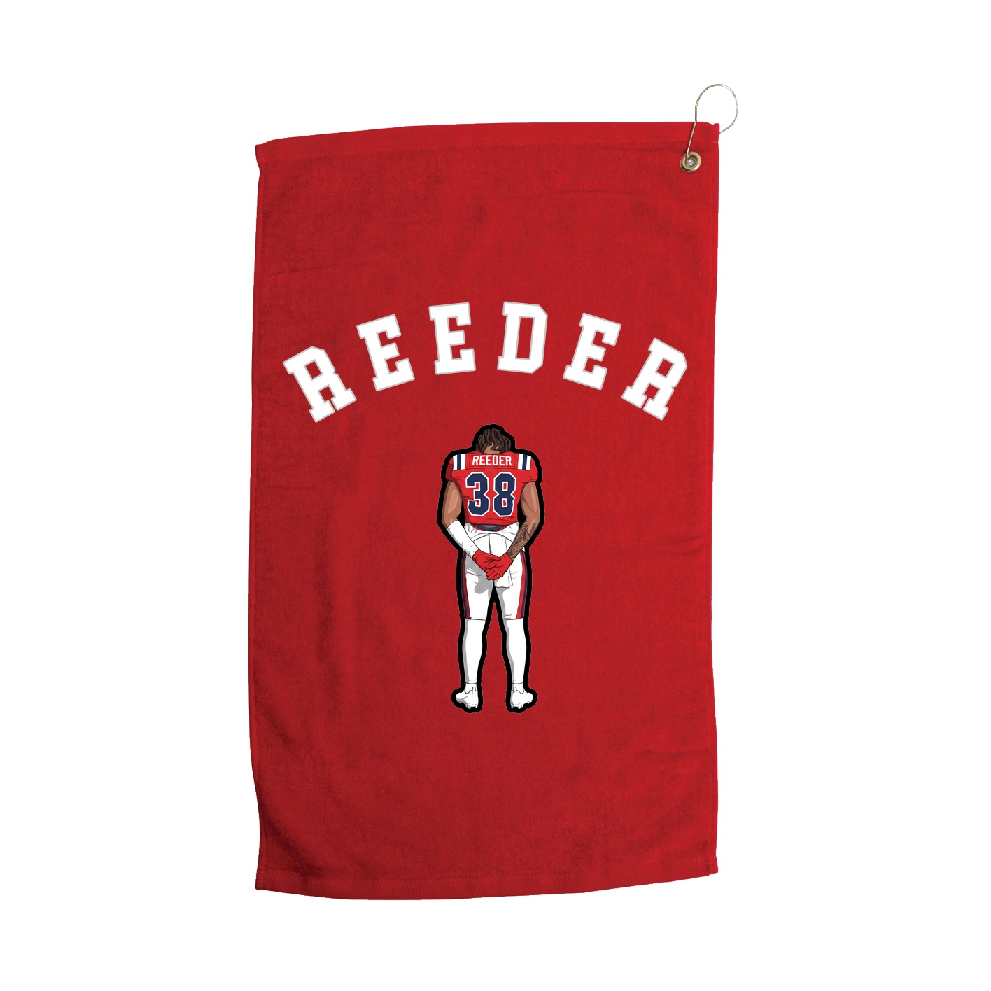 Golf Towel — Shirsey Arch in Red