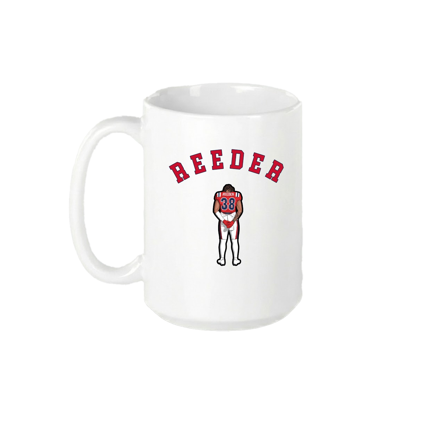 15oz Coffee Mug — Shirsey Arch in White