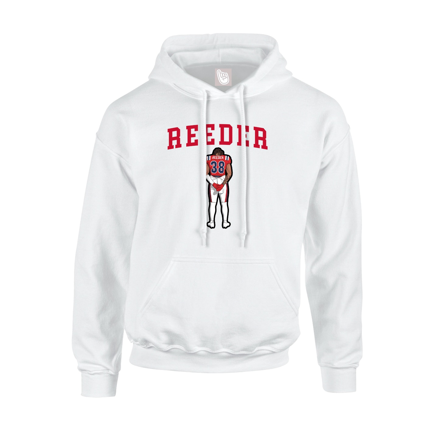 Hoodie — Shirsey in White