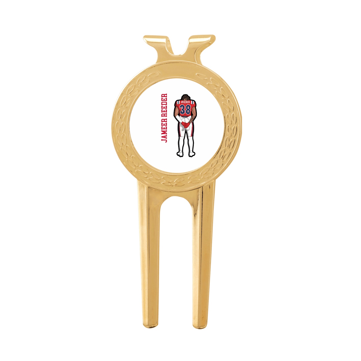 Divot Tool with Ball Marker — Name Vertical in Classic