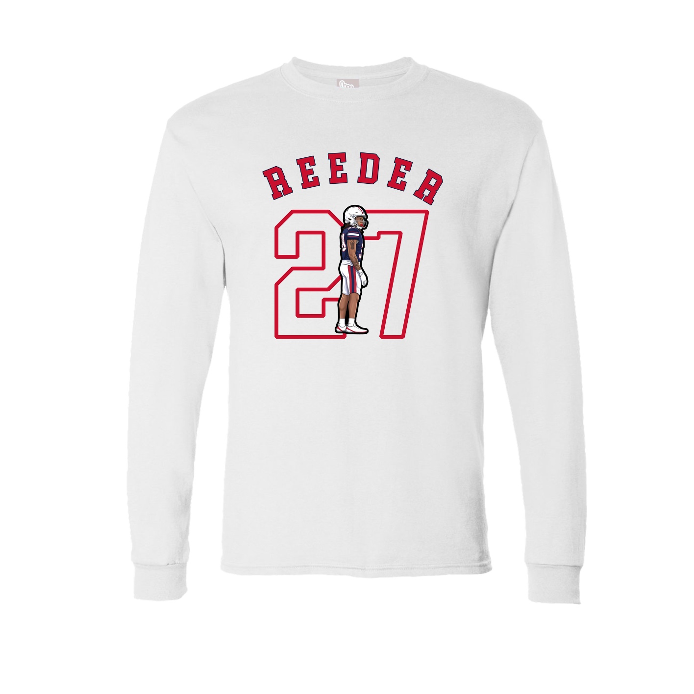 Long Sleeve Tee — Shirsey Arch in White