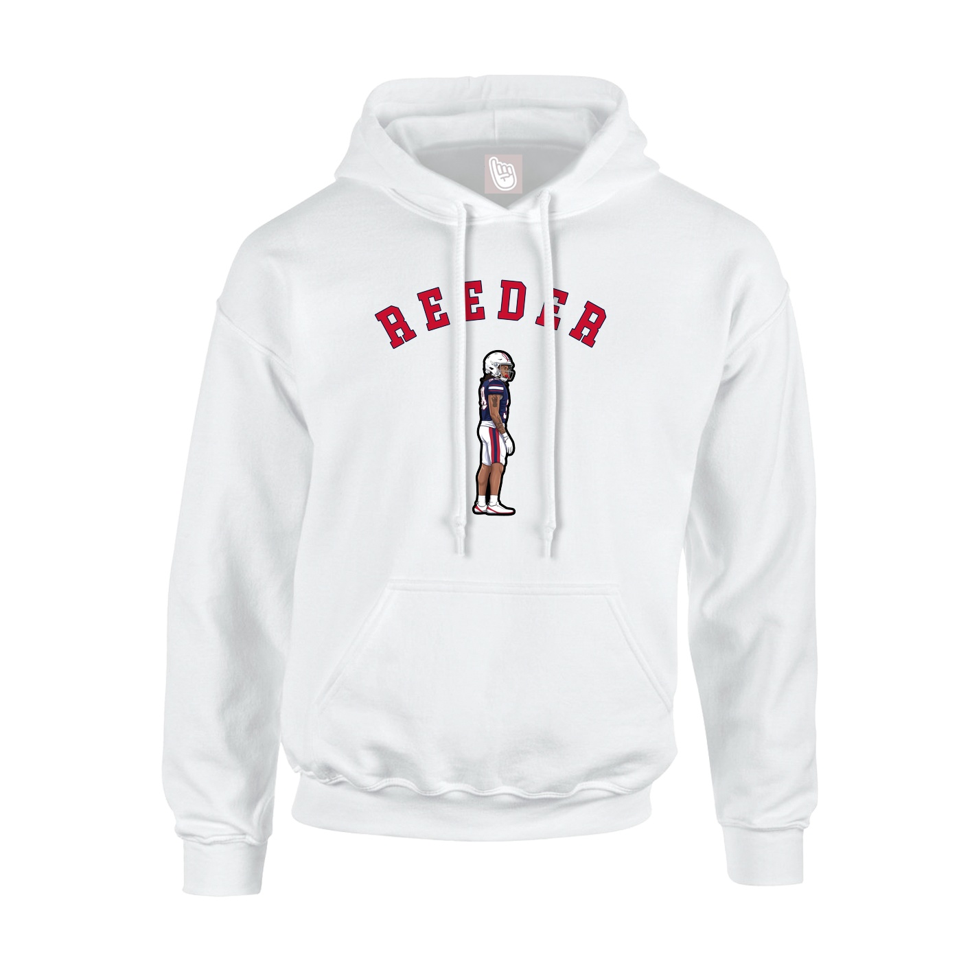 Youth Hoodie — Shirsey Arch in White