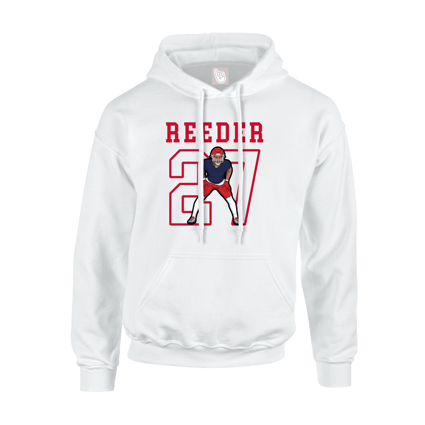 Hoodie — Shirsey in White