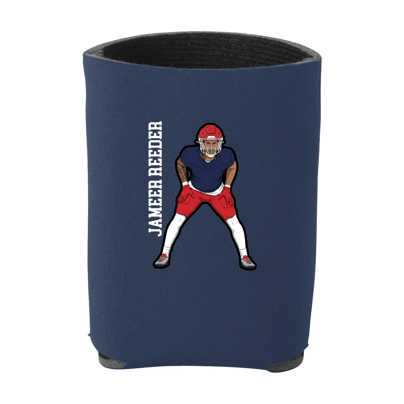 Can Holder — Name Vertical in Navy