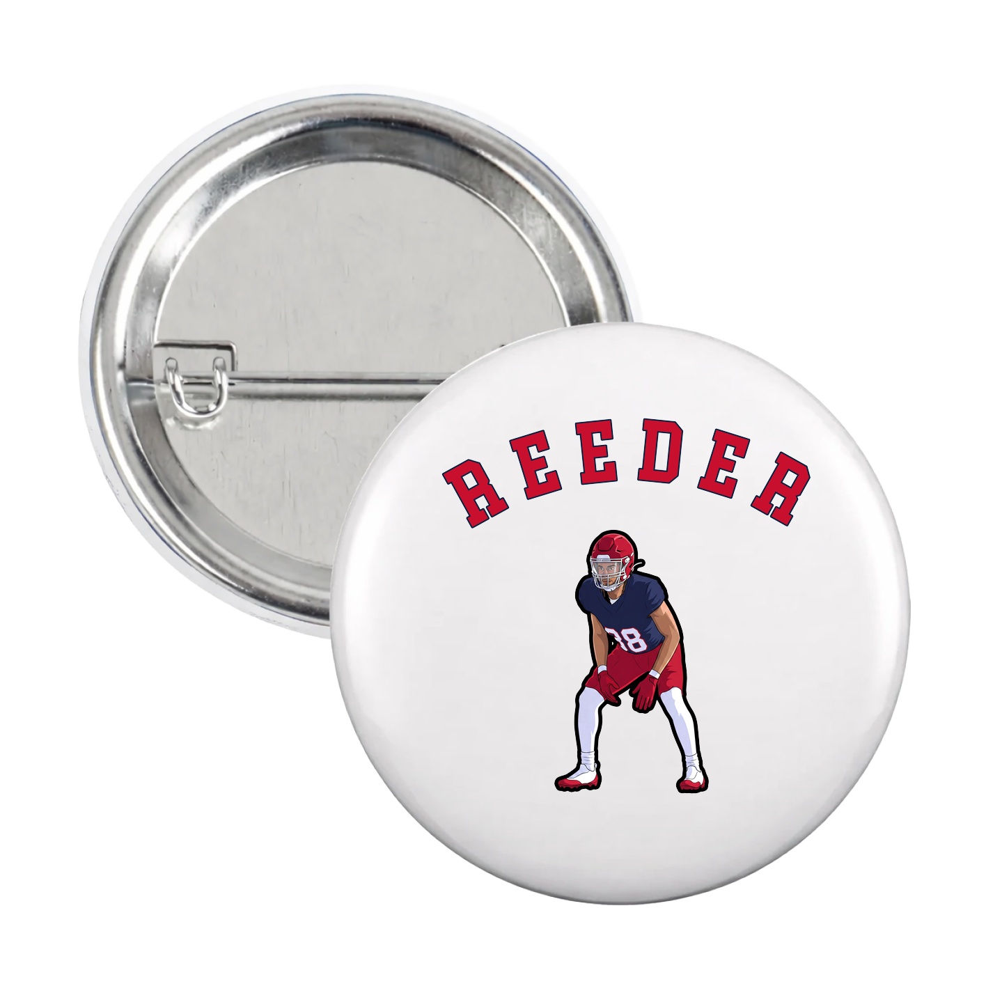 Game Day Button — Shirsey Arch in White