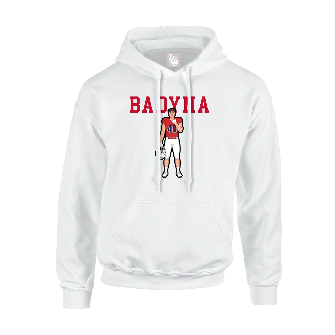 Youth Hoodie — Shirsey in White