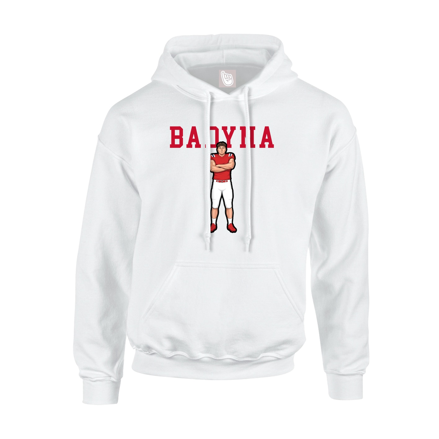 Hoodie — Shirsey in White