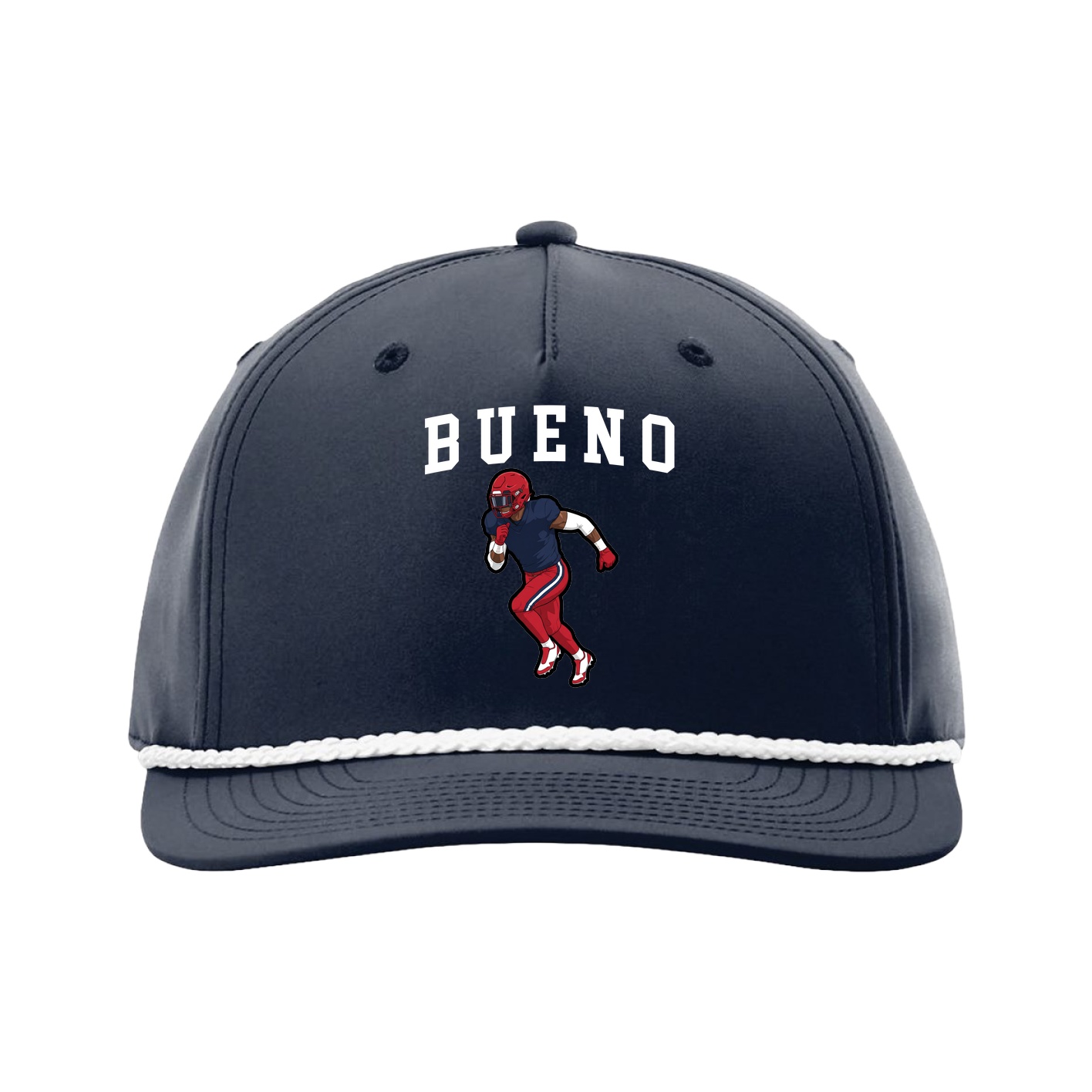 Five-Panel Classic Rope Cap — Shirsey in Navy