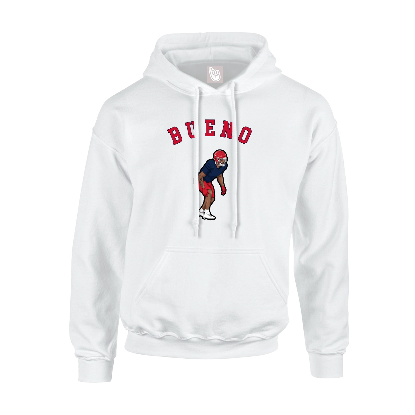 Youth Hoodie — Shirsey Arch in White