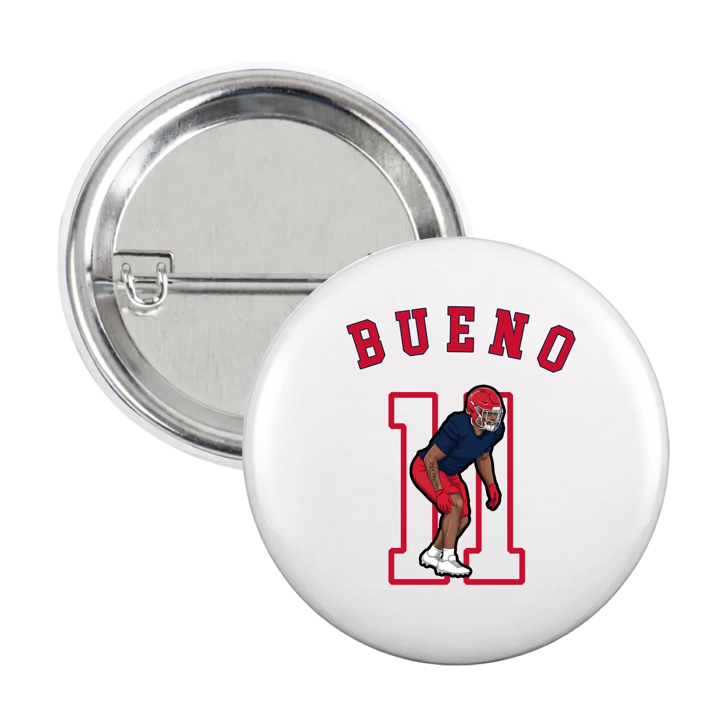 Game Day Button — Shirsey Arch in White