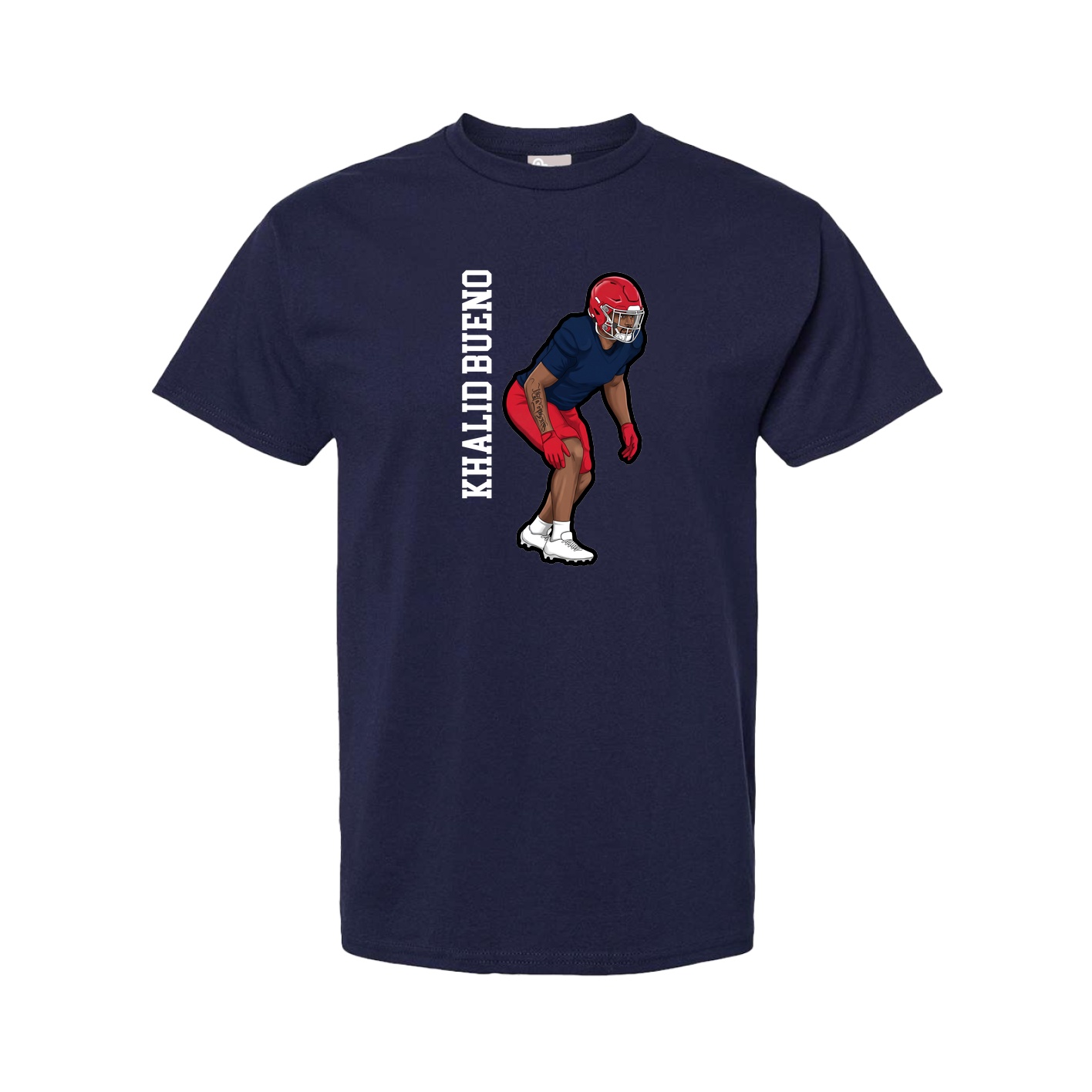 Youth Tee — Name Vertical in Navy