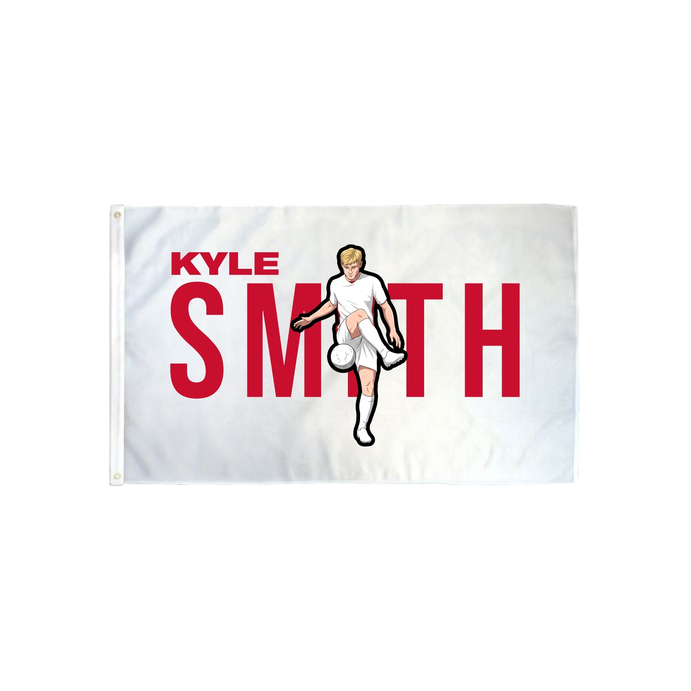 3x5 Flag — Player Name in Classic