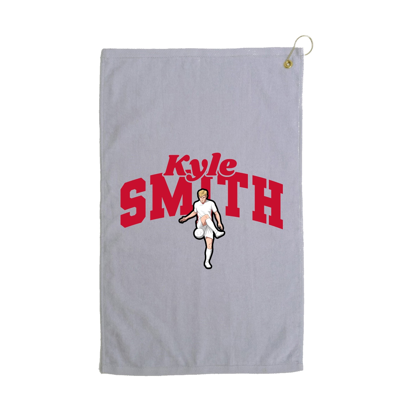 Golf Towel — Signature Arch in Grey
