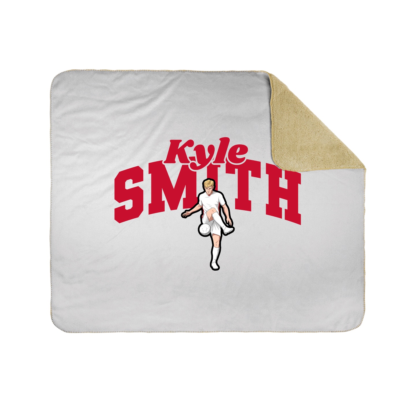 Throw Blanket — Signature Arch in White