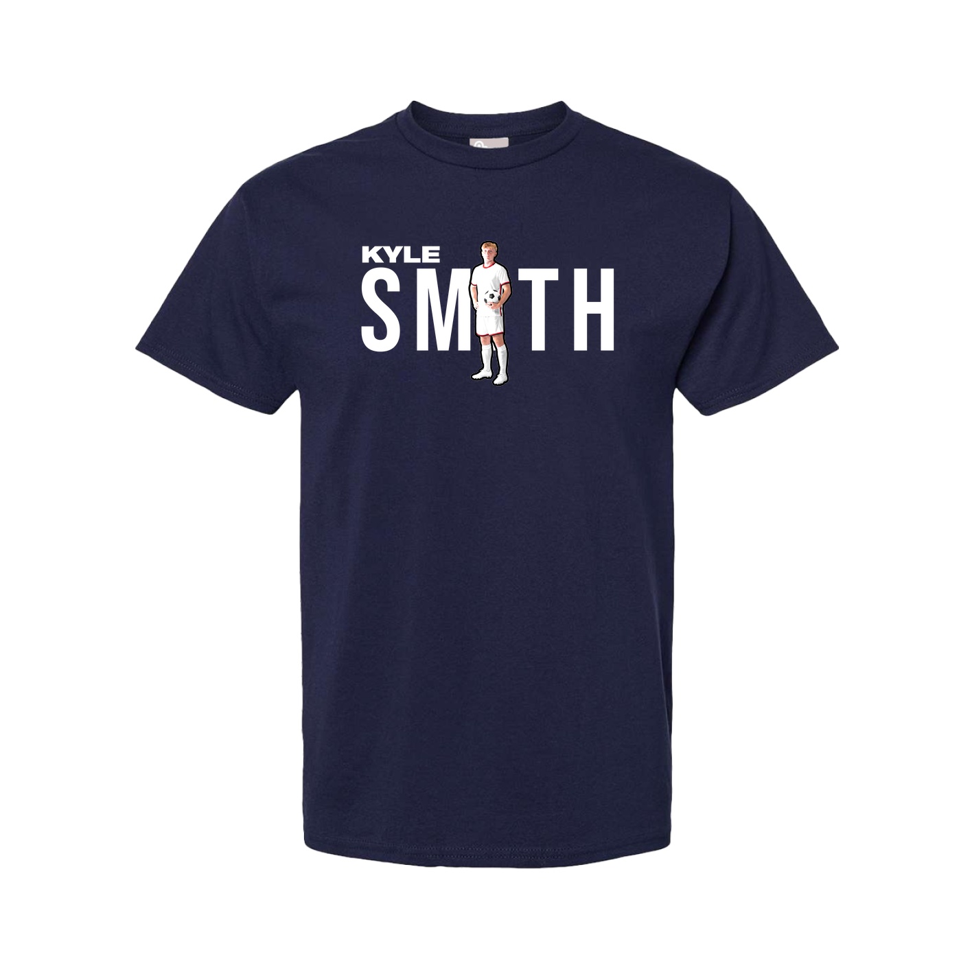 Tee — Player Name in Navy