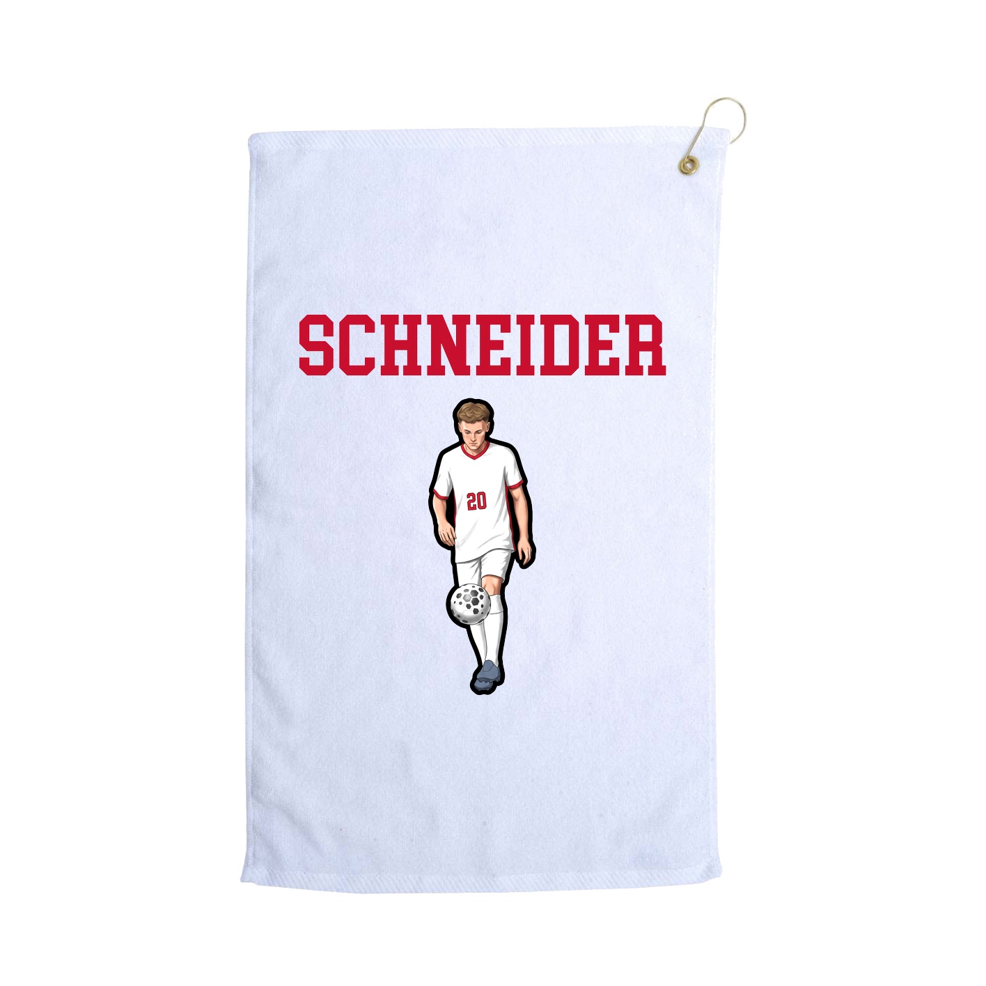 Golf Towel — Shirsey in White