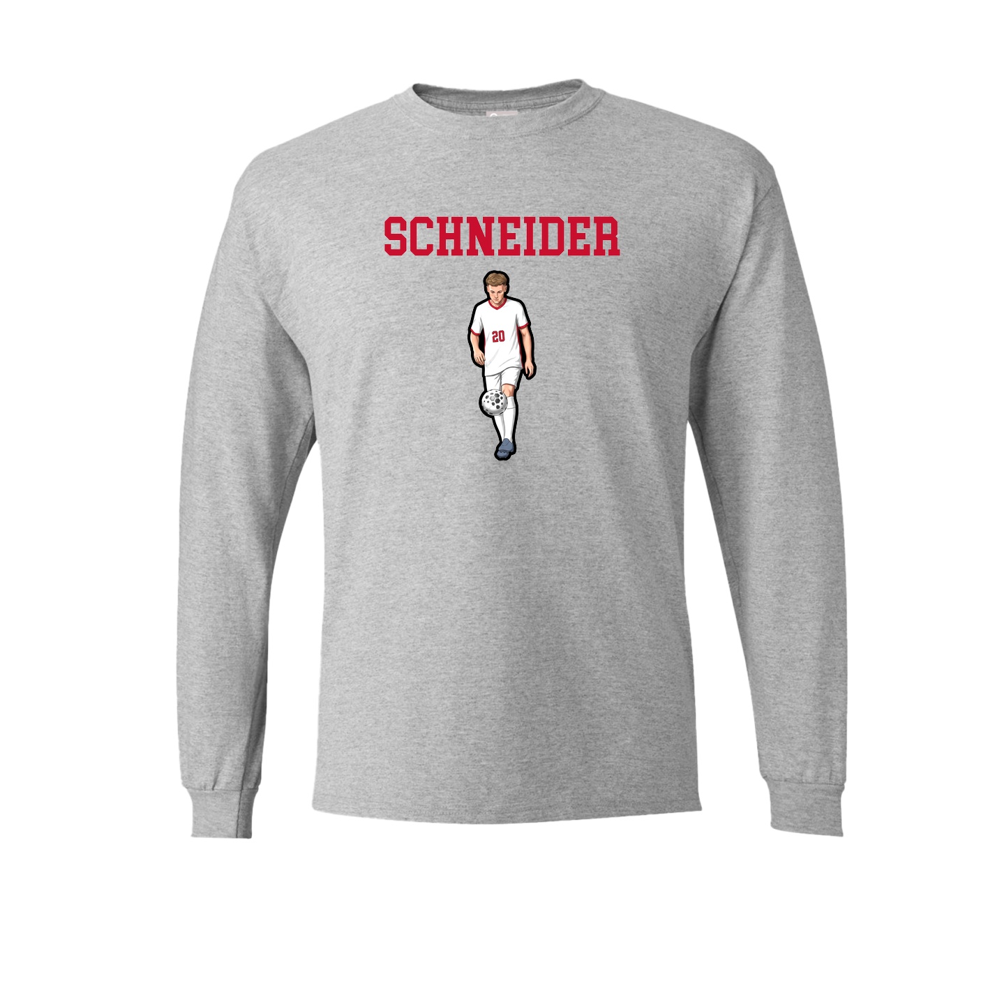 Long Sleeve Tee — Shirsey in Grey