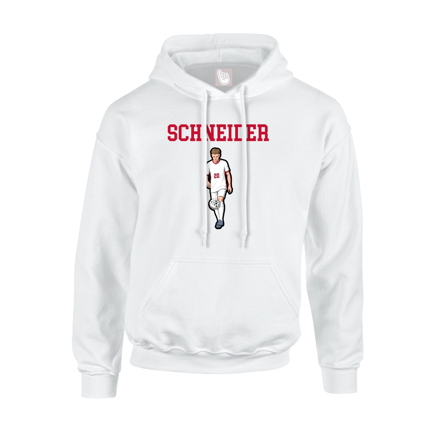 Hoodie — Shirsey in White