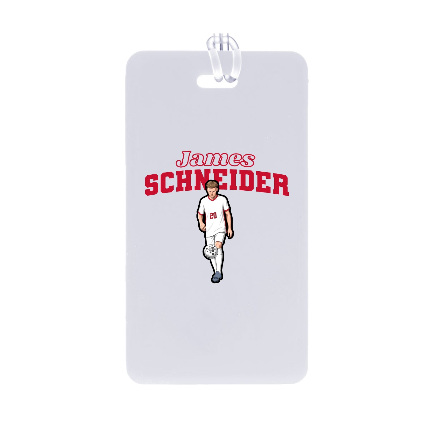 Bag Tag — Name Arch in Classic