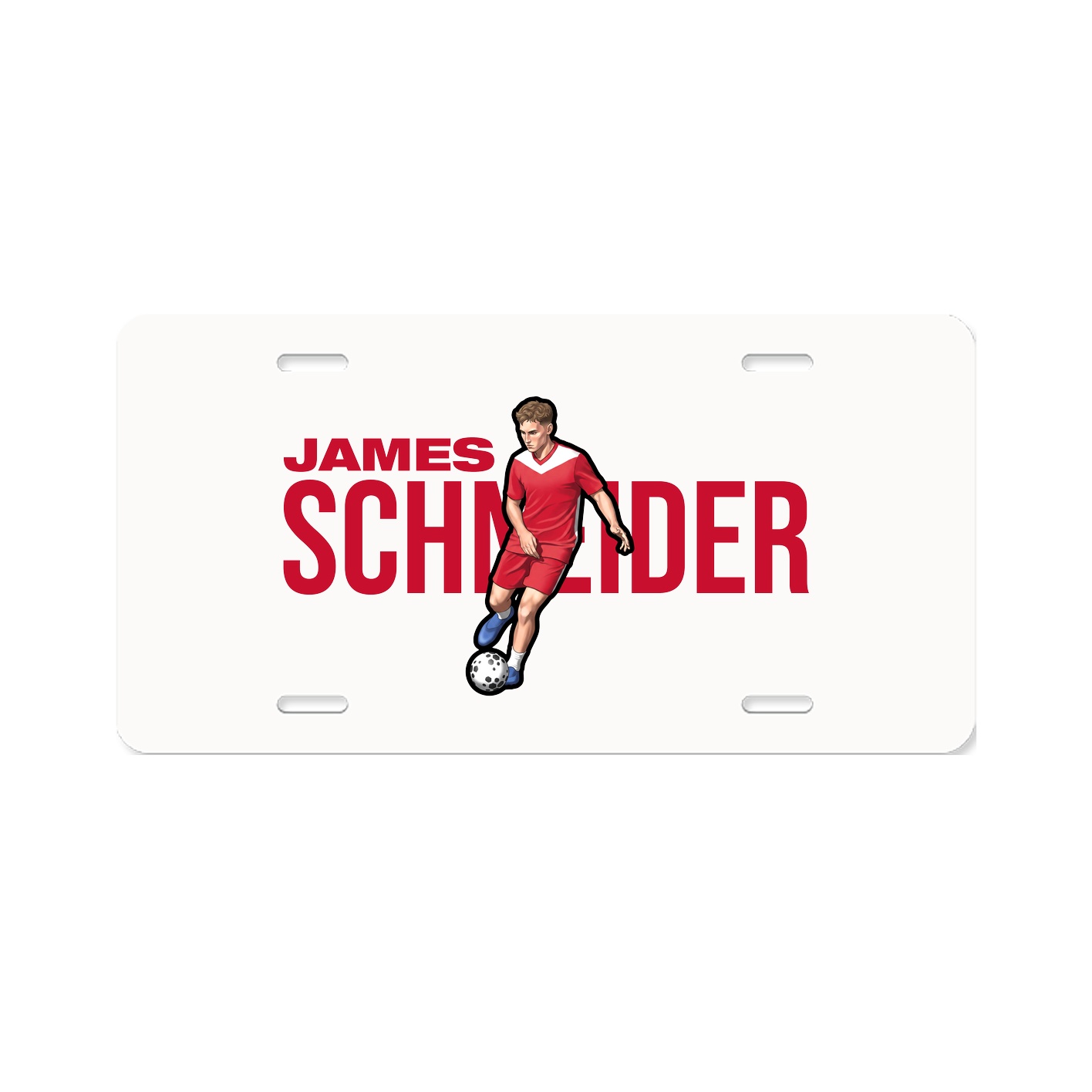 License Plate — Player Name in Classic