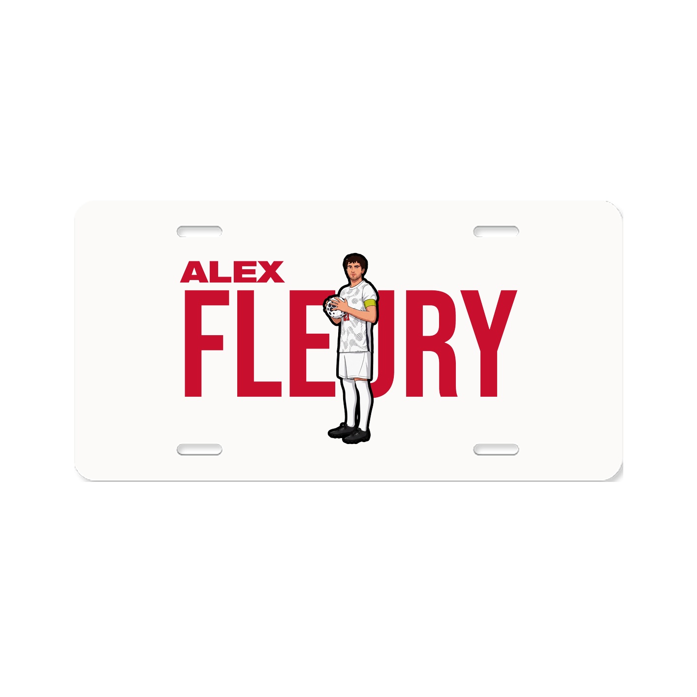 License Plate — Player Name in Classic