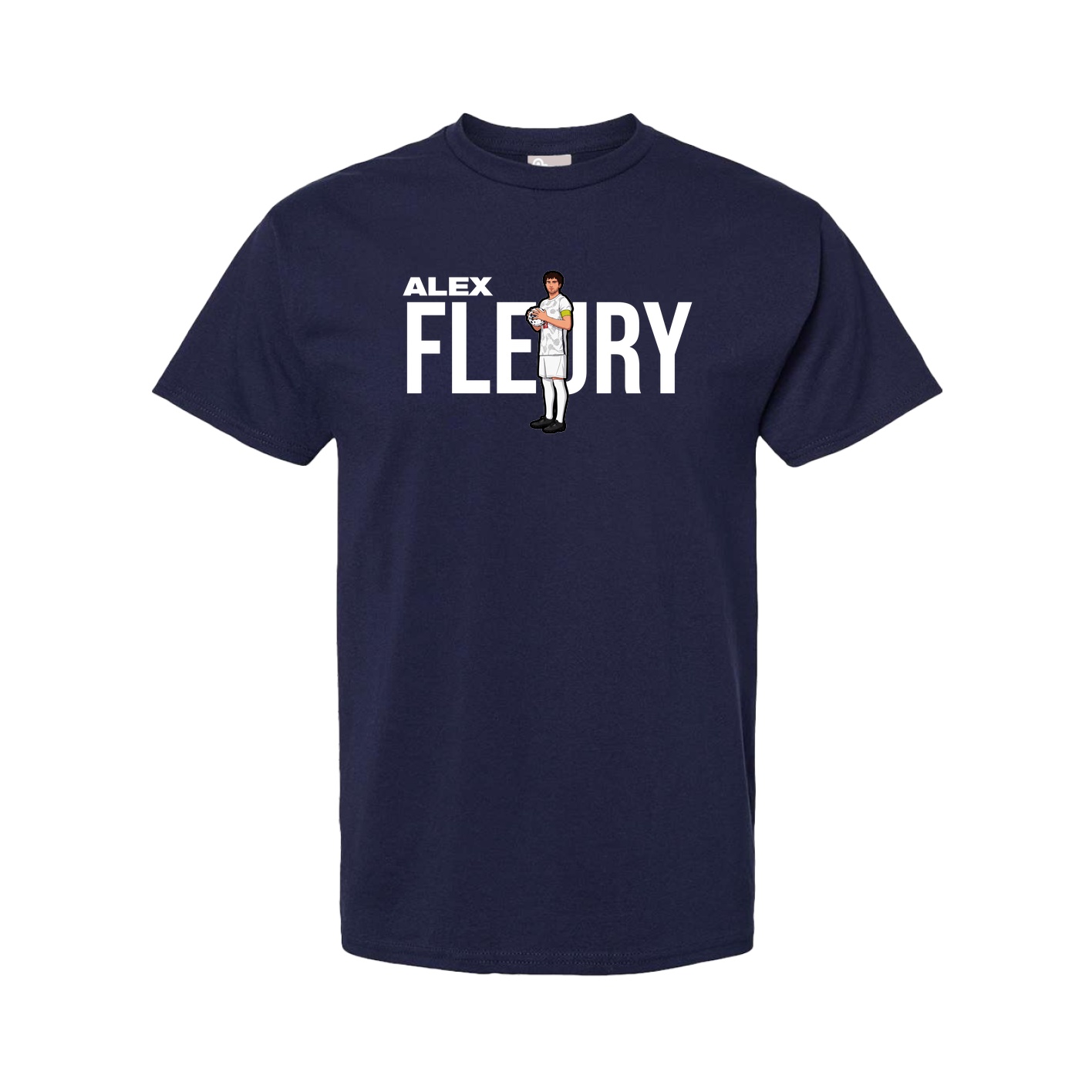 Tee — Player Name in Navy