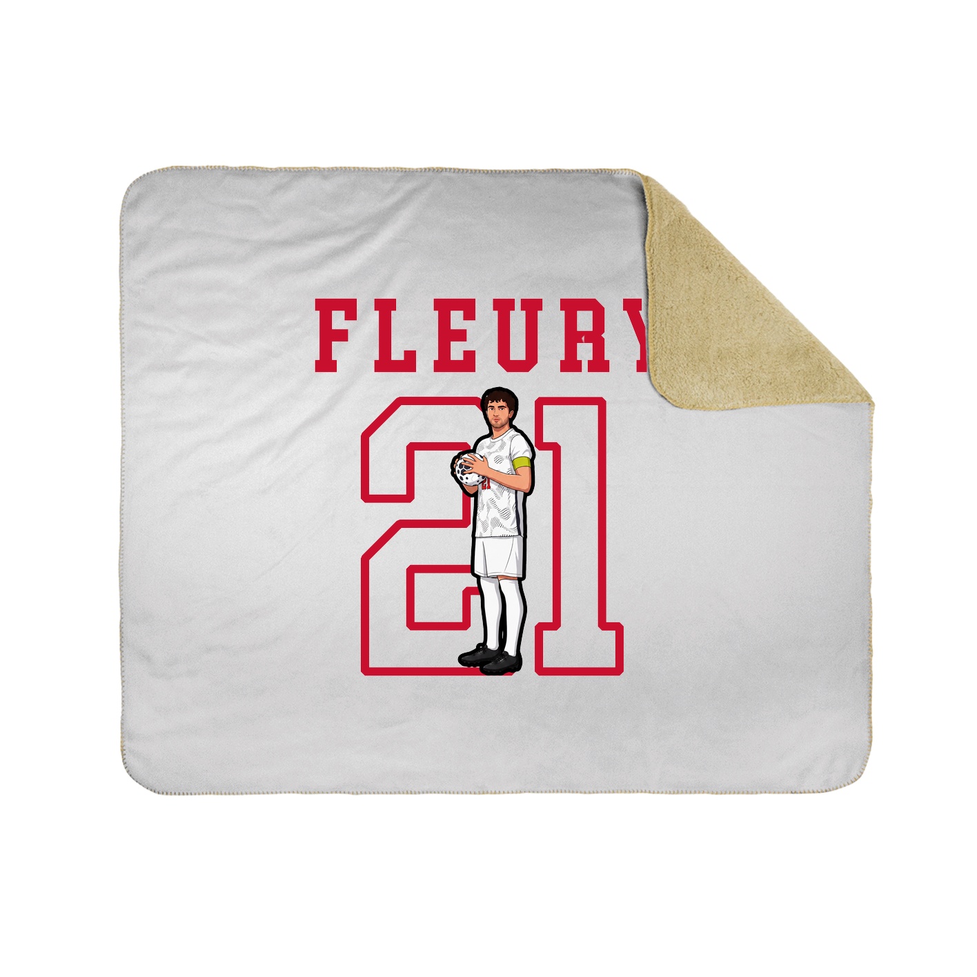Throw Blanket — Shirsey in White