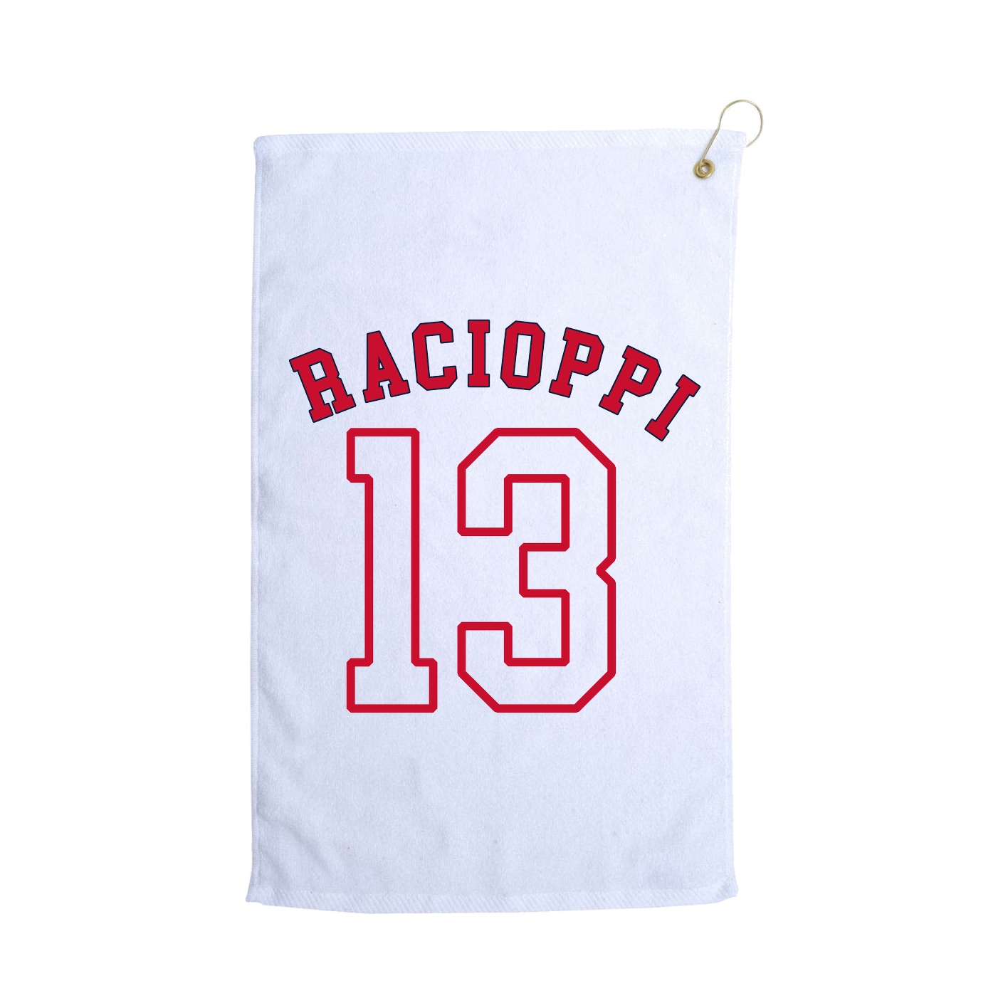 Golf Towel — Shirsey Arch in White