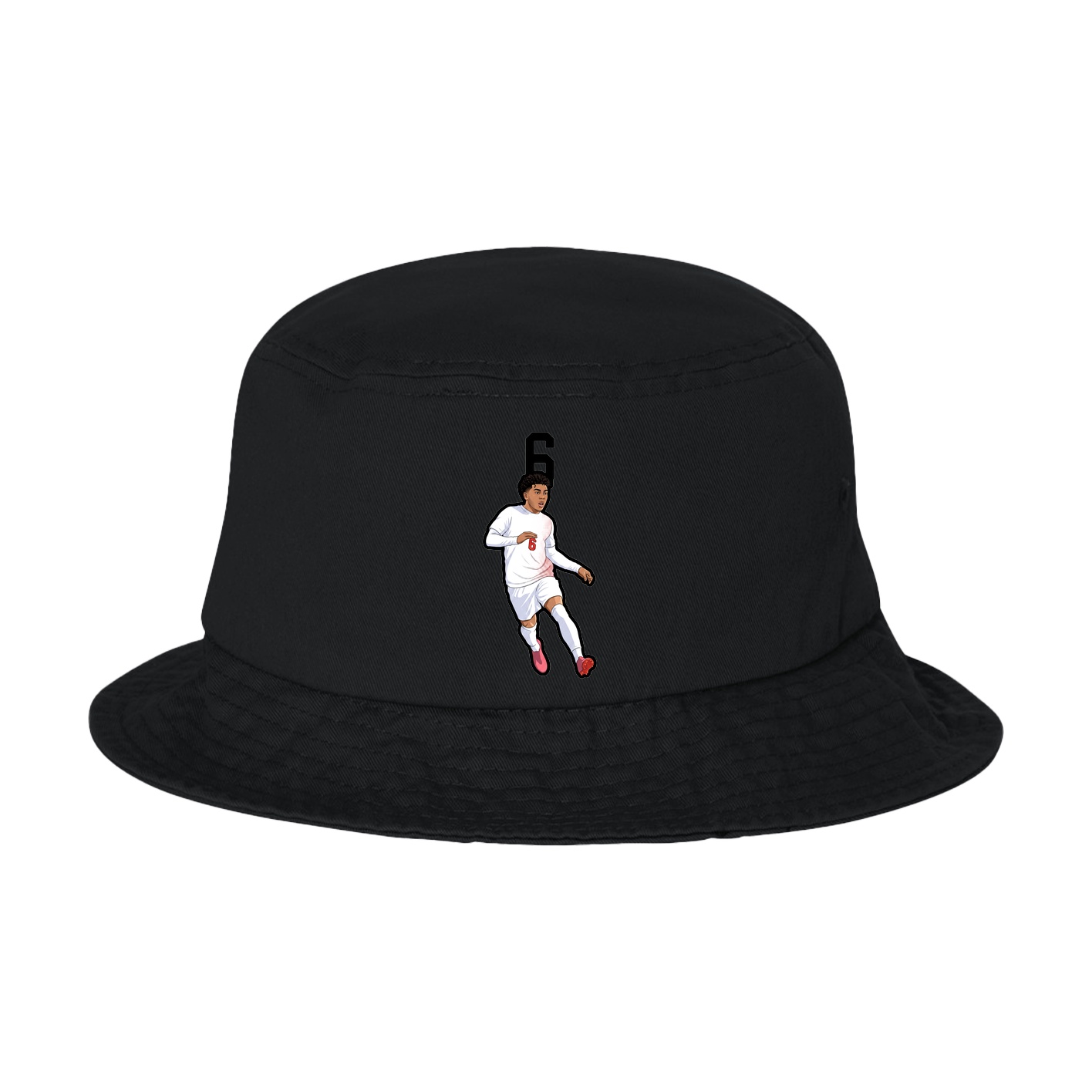 Bucket Cap — Number Top in Black