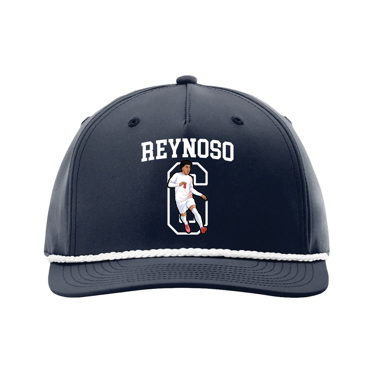 Five-Panel Classic Rope Cap — Shirsey in Navy