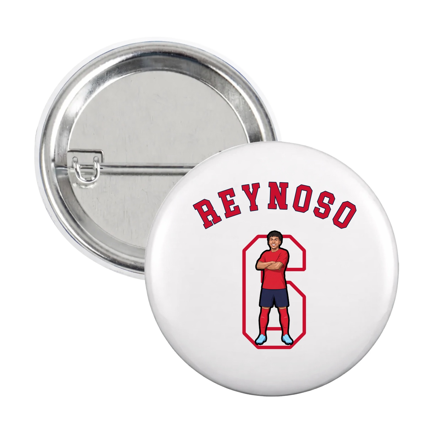Game Day Button — Shirsey Arch in White