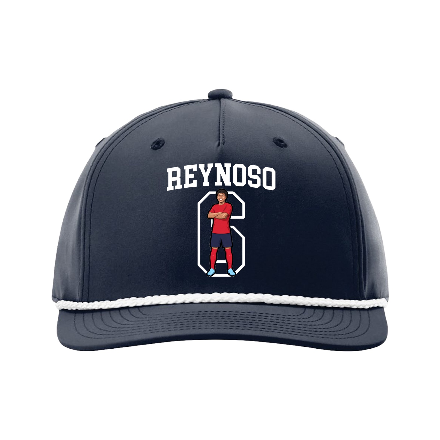 Five-Panel Classic Rope Cap — Shirsey in Navy